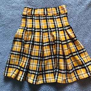 plaid PLT skirt